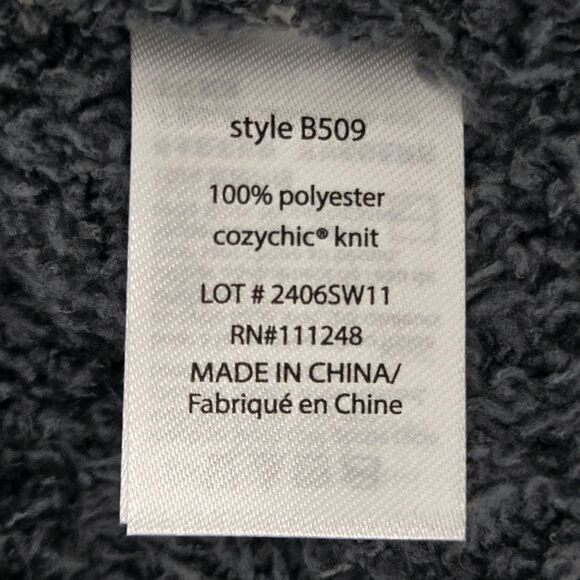 Barefoot Dreams Unisex CozyChic Long Bathrobe Robe Size 3 Soft Cozycore Bath - Picture 8 of 9